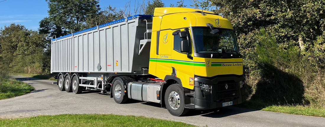 Transports routiers en benne