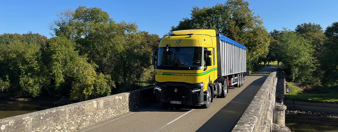 Transports camion benne